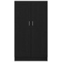 Gabinetes de librería 2 pcs Negro Roble 165x30,5x150 cm Madera de , Librerías y estanterías - Ref: Foro24-3329275, Precio: 11...