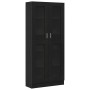 Estanterías 2 uds madera ingeniería roble negro 82,5x30,5x185cm de , Librerías y estanterías - Ref: Foro24-3329277, Precio: 1...