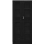 Estanterías 2 uds madera ingeniería roble negro 82,5x30,5x185cm de , Librerías y estanterías - Ref: Foro24-3329277, Precio: 1...