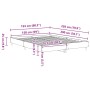 Estructura de Cama Roble Negro 150x200 cm Madera Contrachapada | Foro24.es | Tu tienda online para hogar, jardín y más Foro24.es