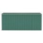 Cobertizo jardín pared acero galvanizado verde 118x382x178 cm de vidaXL, Cobertizos - Ref: Foro24-316229, Precio: 263,13 €, D...
