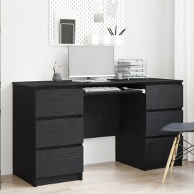 Comprar Mesas 2 pcs Roble Negro 140x50x76 cm