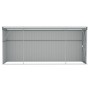 Cobertizo jardín pared acero galvanizado verde 118x382x178 cm de vidaXL, Cobertizos - Ref: Foro24-316229, Precio: 263,13 €, D...