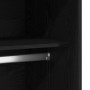Armario Negro Roble 100x50x200 cm de Madera de , Armarios roperos - Ref: Foro24-3329297, Precio: 176,20 €, Descuento: %