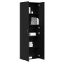 Gabinete de oficina Negro Roble 60x32x190 cm Madera de , Armarios archivadores - Ref: Foro24-3329298, Precio: 134,56 €, Descu...