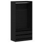 Armario Negro Roble 100x50x200 cm en Madera de , Armarios roperos - Ref: Foro24-3329299, Precio: 202,42 €, Descuento: %