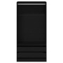 Armario Negro Roble 100x50x200 cm en Madera de , Armarios roperos - Ref: Foro24-3329299, Precio: 202,42 €, Descuento: %