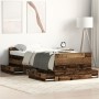 Cama sin colchón madera de ingeniería envejecida 75x190 cm | Foro24.es | Tu tienda online para hogar, jardín y más Foro24.es