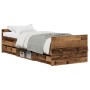 Cama sin colchón madera de ingeniería envejecida 75x190 cm | Foro24.es | Tu tienda online para hogar, jardín y más Foro24.es