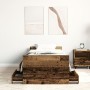 Cama sin colchón madera de ingeniería envejecida 75x190 cm | Foro24.es | Tu tienda online para hogar, jardín y más Foro24.es