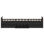 Cama sin colchón madera de ingeniería roble negro 100x200 cm | Foro24.es | Tu tienda online para hogar, jardín y más Foro24.es