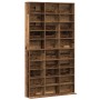 Armario de CD madera de ingeniería envejecida 101x23x177,5 cm de , Almacenamiento para CD y DVD - Ref: Foro24-3329340, Precio...