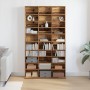 Armario de CD madera de ingeniería envejecida 101x23x177,5 cm de , Almacenamiento para CD y DVD - Ref: Foro24-3329340, Precio...
