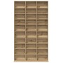 Armario para CDs en Roble Artisan - 101x23x177.5 cm Hecho de Madera Contrachapada de , Almacenamiento para CD y DVD - Ref: Fo...