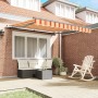 Toldo Retráctil Manual Amarillo y Naranja 300x250 cm | Foro24.es | Tu tienda online para hogar, jardín y más Foro24.es