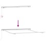 Toldo Retráctil Manual Rayas Rojas y Blancas 300x250 cm | Foro24.es | Tu tienda online para hogar, jardín y más Foro24.es