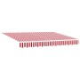 Toldo Retráctil Manual Rojo y Blanco 300x250 cm de , Toldos - Ref: Foro24-3329983, Precio: 273,92 €, Descuento: %