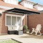 Toldo Retráctil Manual Negro 300x250 cm,  Tela de Repuesto para Toldo de 3x2,5 m Marco Negro | Foro24.es | Tu tienda online para hogar, jardín y más Foro24.es
