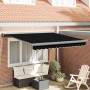 Toldo Retráctil Manual  Negro 300x250 cm, Tela de Reemplazo para Toldo  para marco de 3x2.5 m Negro | Foro24.es | Tu tienda online para hogar, jardín y más Foro24.es
