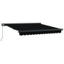 Toldo Retráctil Manual  Negro 300x250 cm, Tela de Reemplazo para Toldo  para marco de 3x2.5 m Negro | Foro24.es | Tu tienda online para hogar, jardín y más Foro24.es