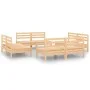 Juego de muebles de jardín 8 pzas madera de pino maciza de vidaXL, Conjuntos de jardín - Ref: Foro24-3082412, Precio: 315,82 ...