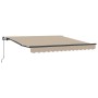 Toldo Retráctil Manual  Beige 300x250 cm, Tela de Reemplazo para Toldo  para Marco de 3x2.5 m Beige | Foro24.es | Tu tienda online para hogar, jardín y más Foro24.es