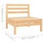 Juego de muebles de jardín 8 pzas madera de pino maciza de vidaXL, Conjuntos de jardín - Ref: Foro24-3082412, Precio: 315,82 ...