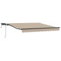 Toldo Retráctil Manual con LED Beige 300x250 cm,  Tela de Repuesto para Toldo de 3x2.5 m Beige | Foro24.es | Tu tienda online para hogar, jardín y más Foro24.es