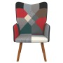 Silla de relajación de tela patchwork en Sillones | Comprar online en Foru.es