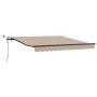 Toldo retráctil automático  con LED Beige 300x250 cm, Tejido de repuesto para toldo  de marco de 3x2,5 m Beige | Foro24.es | Tu tienda online para hogar, jardín y más Foro24.es