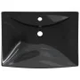 Lavabo rectangular cerámica orificio de grifo y desagüe negro de vidaXL, Lavabos - Ref: Foro24-140689, Precio: 89,71 €, Descu...