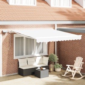Comprar Toldo Manual Retráctil con LED Blanco