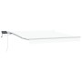 Toldo Manual Retráctil con LED Blanco 300x250 cm,  Tela de Repuesto para Toldo de 3x2.5 m Blanco | Foro24.es | Tu tienda online para hogar, jardín y más Foro24.es