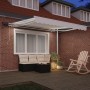 Toldo Manual Retráctil con LED Blanco 300x250 cm,  Tela de Repuesto para Toldo de 3x2.5 m Blanco | Foro24.es | Tu tienda online para hogar, jardín y más Foro24.es