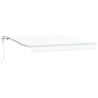 Toldo Retráctil Automático Blanco 300x250 cm,  Tela de Repuesto para Toldo de 3x2.5 m Marco Blanco | Foro24.es | Tu tienda online para hogar, jardín y más Foro24.es
