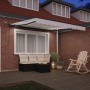 Toldo Retráctil Automático  con LED Blanco 300x250 cm, Tela de Reemplazo para Toldo  3x2.5 m Blanco | Foro24.es | Tu tienda online para hogar, jardín y más Foro24.es
