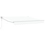 Toldo Retráctil Automático  Blanco 300x250 cm, Tela de Reemplazo para Toldo  de 3x2,5 m Blanco | Foro24.es | Tu tienda online para hogar, jardín y más Foro24.es