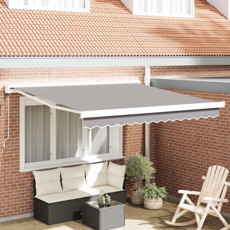 Toldo Retráctil Automático  Gris Claro 300x250 cm, Tela de Repuesto para Toldo  para Marco de 3x2,5 m Gris Claro | Foro24.es | Tu tienda online para hogar, jardín y más Foro24.es