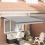 Toldo Retráctil Automático Gris Claro 300x250 cm,  Tela de Reemplazo para Toldo de 3x2,5 m Marco Gris Claro | Foro24.es | Tu tienda online para hogar, jardín y más Foro24.es