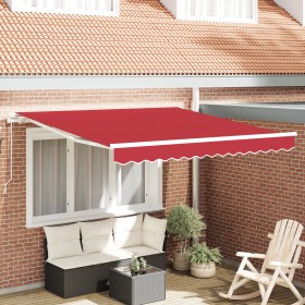 Comprar Toldo Manual Retráctil Rojo 300x250 cm