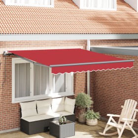 Comprar Toldo Retráctil Manual Rojo 300x250 cm