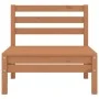 Juego de muebles jardín 8 pzas madera maciza pino marrón miel de vidaXL, Conjuntos de jardín - Ref: Foro24-3082415, Precio: 3...