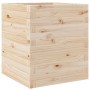 Jardinera de madera maciza de pino 40x40x46 cm en Macetas y jardineras | Comprar online en Foru.es