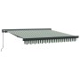 Toldo Retráctil Manual  Verde y Blanco 300x250 cm, Tejido de Reemplazo para Toldo  de 3x2.5 m Verde y Blanco | Foro24.es | Tu tienda online para hogar, jardín y más Foro24.es