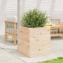 Jardinera de madera maciza de pino 40x40x46 cm en Macetas y jardineras | Comprar online en Foru.es