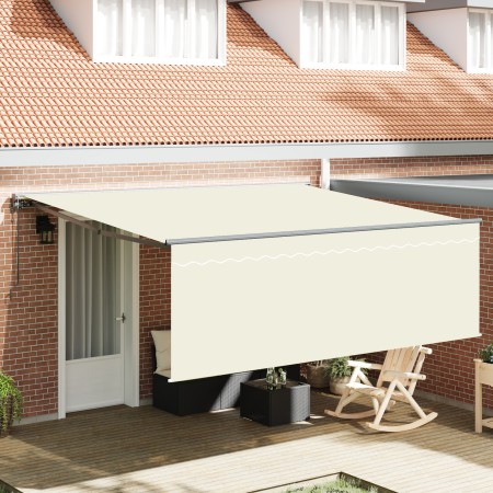 Toldo Retráctil Automático Crema 350x250 cm | Foro24.es | Tu tienda online para hogar, jardín y más Foro24.es