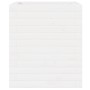 Jardinera de madera maciza de pino blanca 40x40x46 cm en Macetas y jardineras | Comprar online en Foru.es