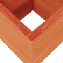 Jardinera de madera maciza pino marrón cera 40x40x46 cm en Macetas y jardineras | Comprar online en Foru.es