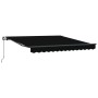 Toldo Manual Retráctil  Negro 350x250 cm, Tela de Repuesto para Toldo  para Estructura de 3,5x2,5 m Negra | Foro24.es | Tu tienda online para hogar, jardín y más Foro24.es