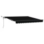 Toldo retráctil automático  con LED Negro 350x250 cm, Tela de reemplazo para toldo  para marco de 3.5x2.5 m Negro | Foro24.es | Tu tienda online para hogar, jardín y más Foro24.es